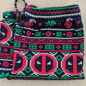 Men's Deadpool pajama pants L